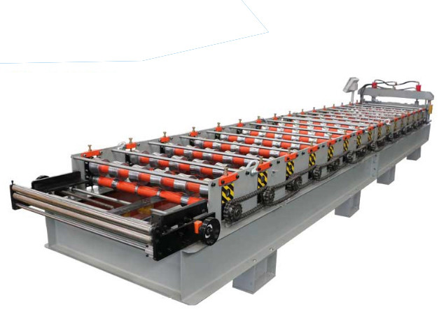 IBR 900 building Roof Tile Roll Forming Machine Long Span 7 Ribs High Capacity