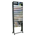 Tinplate Refillable Metal Display Stands Bottle Display Stand Storage Hair Spray