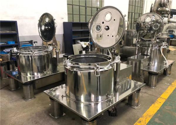 Silicone Rubber Seals Top Discharge Centrifuge , Automatic Centrifuge Energy