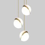 Round Ball Design Hanging Light Pendant Lamp Fixture For Kitchen Dining Room