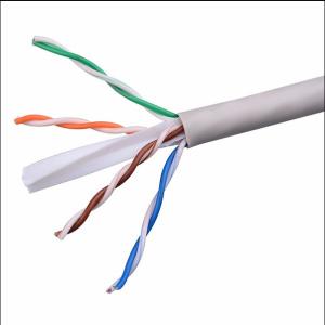 Wholesale White Bulk Bare Copper PVC Jacket 1000ft UTP Cat6 LAN Cable from china suppliers