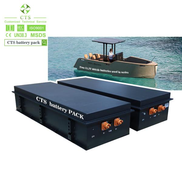 CTS Electric Boat Battery 30kwh 96v 200ah 300ah Lithium Battery Pack For Ev