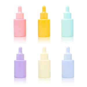 Wholesale Serum Matte Glass Dropper Bottle 30ml Frosted Cosmetic Essential Oil Bottle 1oz from china suppliers