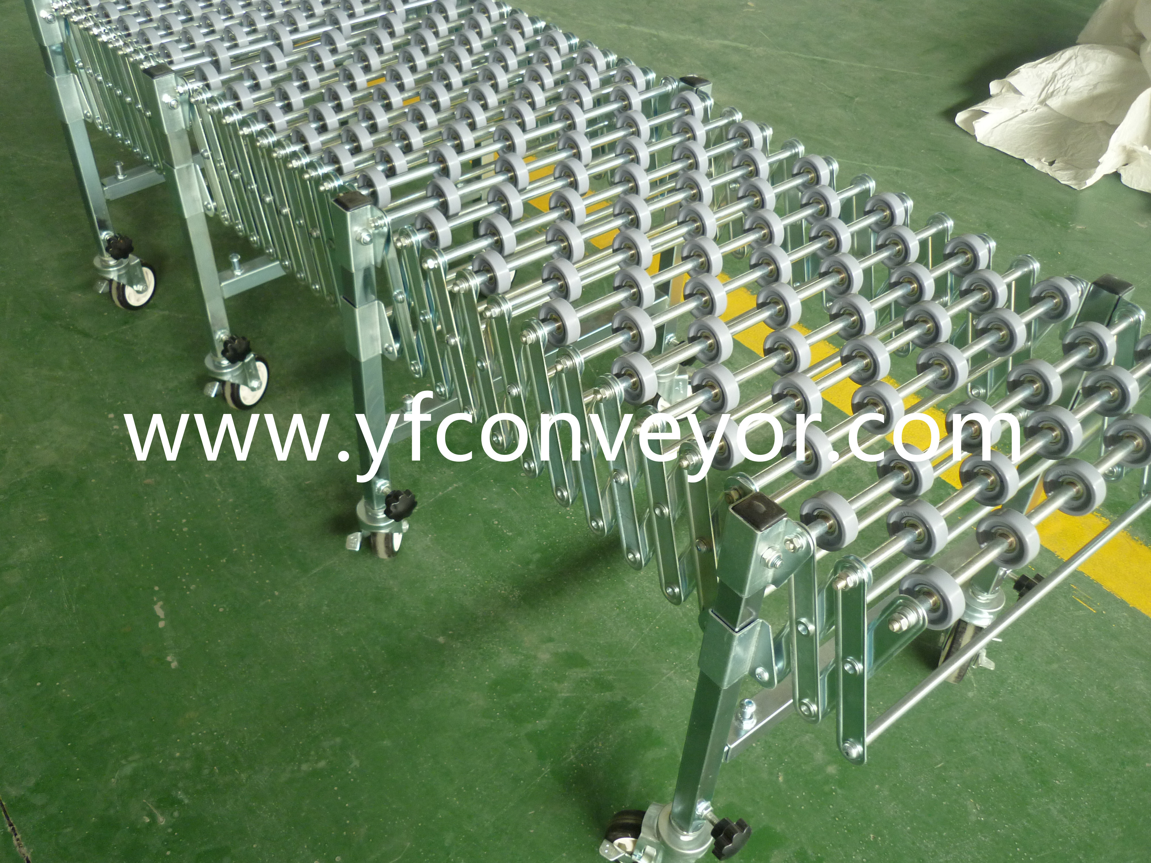Factory Price Flexible Gravity Plastic Wheel Conveyor/ Hot Sale Flexible Gravity Plastic Skate Wheel Conveyor