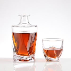 Wholesale Super Flint Glass Body Beautiful Vodka Whiskey Decanter 50ml 250ml 500ml 750ml 1000ml from china suppliers