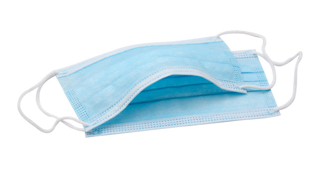Anti Virus Disposable Mouth Mask , 3 Ply Disposable Face Mask With Ear Loops