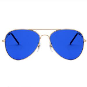 Wholesale Metal Frame Blue Light Therapy Glasses See Color Feel Good from china suppliers