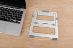 3.5mm Thick Fold Up Laptop Stand , 14 Inch Laptop Stand Adjustable