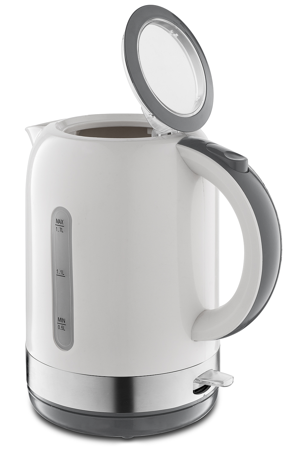 Flip Lid Modern Electric Kettle Lightweight Portable Travel Electric Kettle