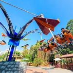 380v 50hz Amusement Park Rides Kite Aircraft Load 32 Riders Diameter 14m