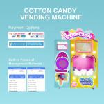 220V-240V Automatic Cotton Candy Machine For Sugar Raw Material Production