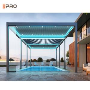 Wholesale Motorzied Powder Coated Modern Electric Pergola Roof For Garden from china suppliers