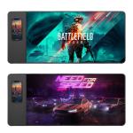 Black Rubber 15w Mouse Pad Wireless Charger Gaming Computer Waterproof
