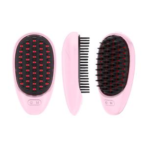 Wholesale Anti Hair Loss Massage Comb Electric Cordless Therapy Red Blue LED Hair Growth Comb Scalp Massager For Hair Growth from china suppliers