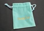 Earings Jewelry Gift Velvet Drawstring Bags White Recyclable Gift Pouch
