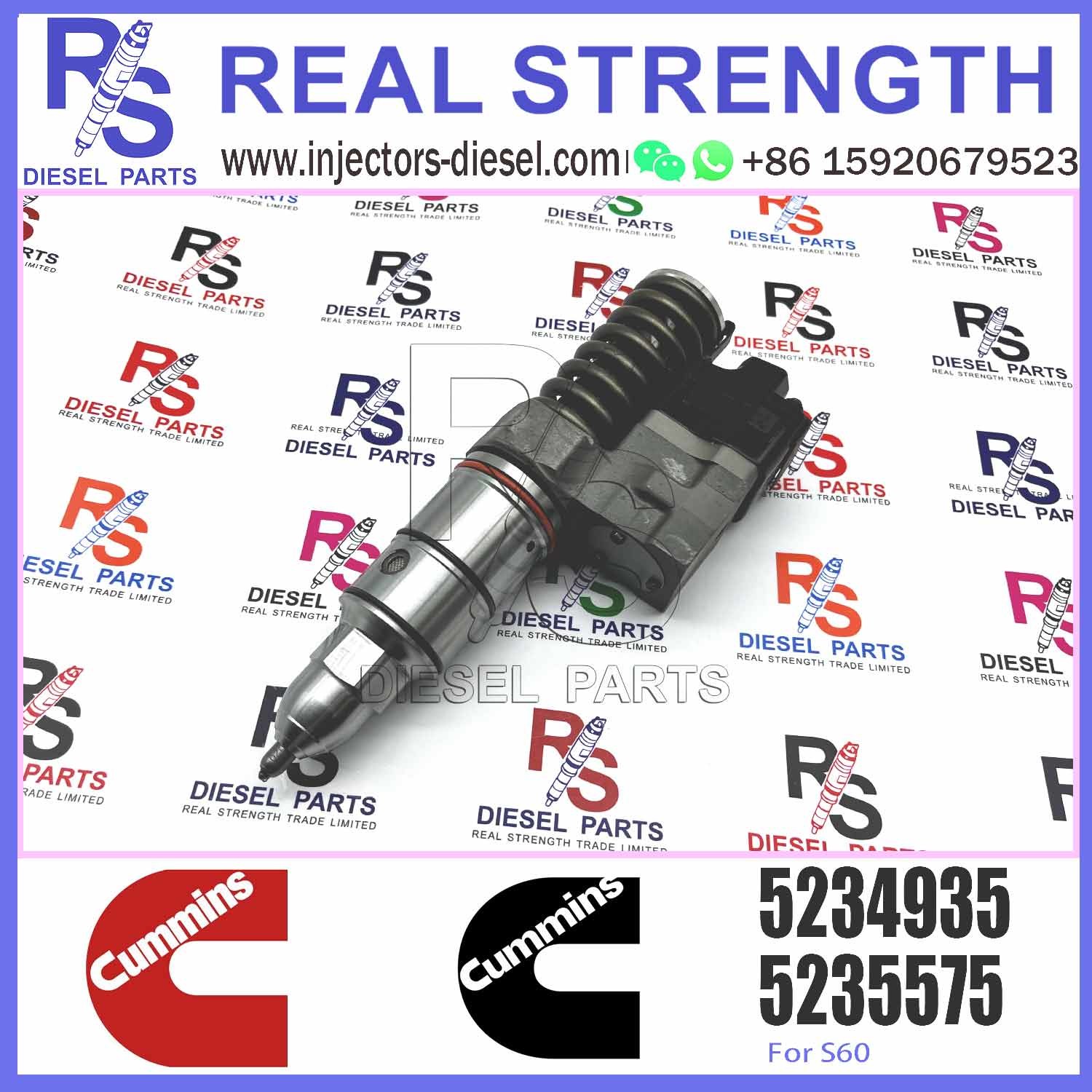 D-etroit 12.7L SERIES 60 N2 Common Rail Diesel Fuel Injector 5234935 5235605 5237045 5237821 5237820 R5236952 R5236347 R