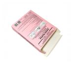 Pink Folding Cardboard Gift Boxes For Mask Packaging Gold Foil Stamping
