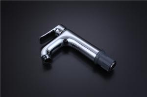 Wholesale Chrome Brass Cartridge Bathroom Vessel Faucets , Toilet Single Handle Vanity Faucet from china suppliers