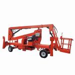 30m Mobile Aerial Electric Lifting Platform Diesel Truck Mounted Knuckle Boom