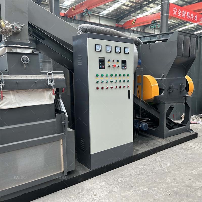 Scrap Copper Wire Granulator Recycling Machines with 3000KG Weight
