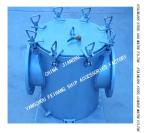 RIGHT-ANGLE MARINE STAINLESS STEEL SUCTION COARSE WATER FILTER-STRAIGHT-THROUGH