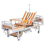 Good price Health care medical multi function elderly nursing bed with toilet