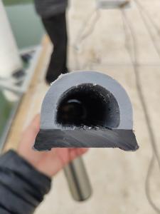 Wholesale Boat Marine Rubber Fenders D Type Dock Damper -60-200℃ Working Temperature from china suppliers