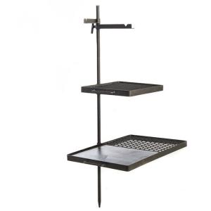 Wholesale Campfire Hotplate Combo Cooking 37 Inch Black Durable Camping Swing Steel Barbecue Grills from china suppliers