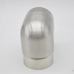 Stainless steel tube connector 90 degree, material SS304, finishing satin or