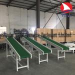 Inclined Belt Conveyor for elevating cartons,bags
