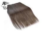 Fashion Ladies Clip In Hair Extensions Real Hair Medium Brown Silky Straight