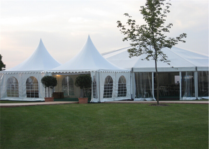 Custom High Peak Pagoda Tents Marquee Tent For Wedding Golf Events