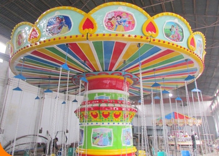 outdoor attactive amusement park rides flying chair for kids and adults