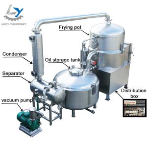 Wholesale SS304 Material Vacuum Potato Chip Fryer Equipment 50kg-200kg Capacity PLC Control from china suppliers