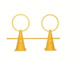Customized Logo Availabled Tourtop Multifunction Durable Cone for Agility