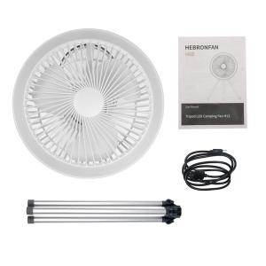 Wholesale USB Rechargeable Portable Camping Fan 7800mAh High Capacity Tripod Fan from china suppliers