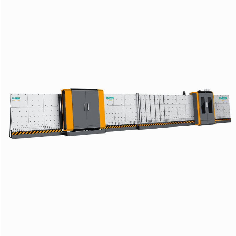 1.Vertical Insulating Glass Production Line LJBZ2535G Adopt SIEMENS control system, keep stable performance