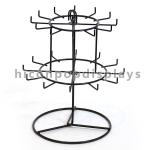 Countertop Shop / Retail Store Metal Wire Display Shelving For Small Hanging