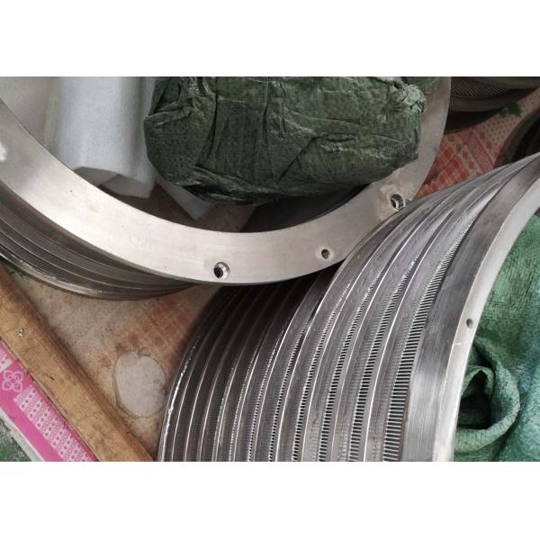 S.S 316L Pulp Making Equipment Outflow Pressure Screen Drum With Slot Size 0.25mm