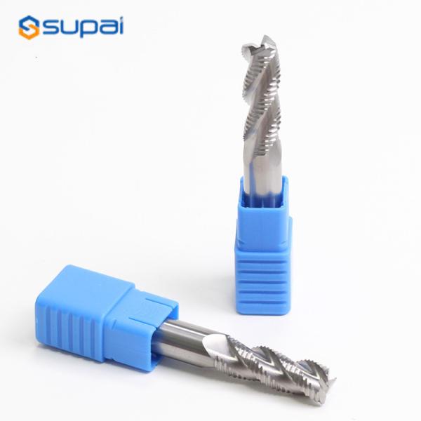 Roughing End Mill Carbide 3Flutes for Steel Iron Aluminum Acrylic Wood Milling