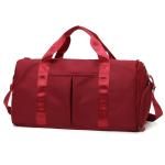 Custom Branded Nylon Gym Bags , Anti Theft Waterproof Fabric Sports Luggage Bag