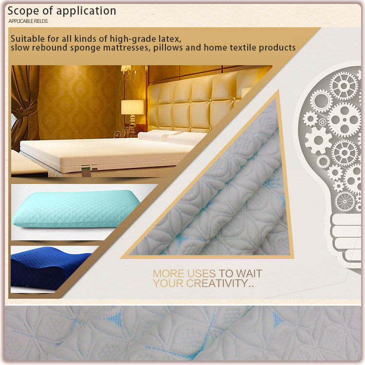 Factory Direct Selling Knitted Jacquard Breathable Mattress Fabric Pattern Customized