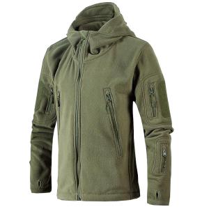 Wholesale Outdoor Autumn Mens Mountain Jacket , Multi Pocket Fleece Jacket With Hood from china suppliers