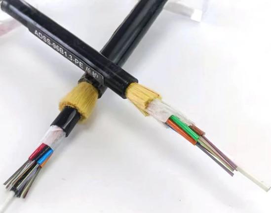 12 24 32 48 72 96 144 Core Outdoor Fiber Optic Cable ADSS Cable Span 150 100