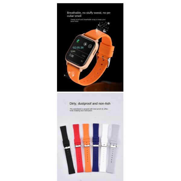 Quick-Release Silicone Smartwatch Band · Customizable Logo | OEM / ODM -SHX