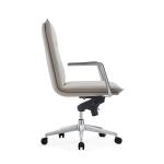 60 PU Castors Leather Office Swivel Chair PU Leather Rolling Chairs