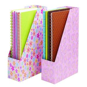 Wholesale luxury binder gift box custom file folder packaging paper box stationary box from china suppliers
