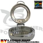 Durable Round Chafing Dish Food Grade Metal Material Unique Knock Down Design