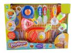 20 Pcs Kids Pretend Play Kitchen Set For Pizza / Cake Cutting Cooking