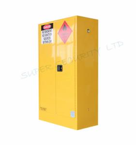 Wholesale Powder Coat Yellow Flammable Storage Cabinet Double Wall With Two 2'' Vents from china suppliers